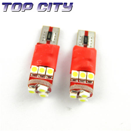 Topcity Newest Euro Error Free Canbus T10 9SMD 3528 Canbus 7LM Cold white - Canbus led